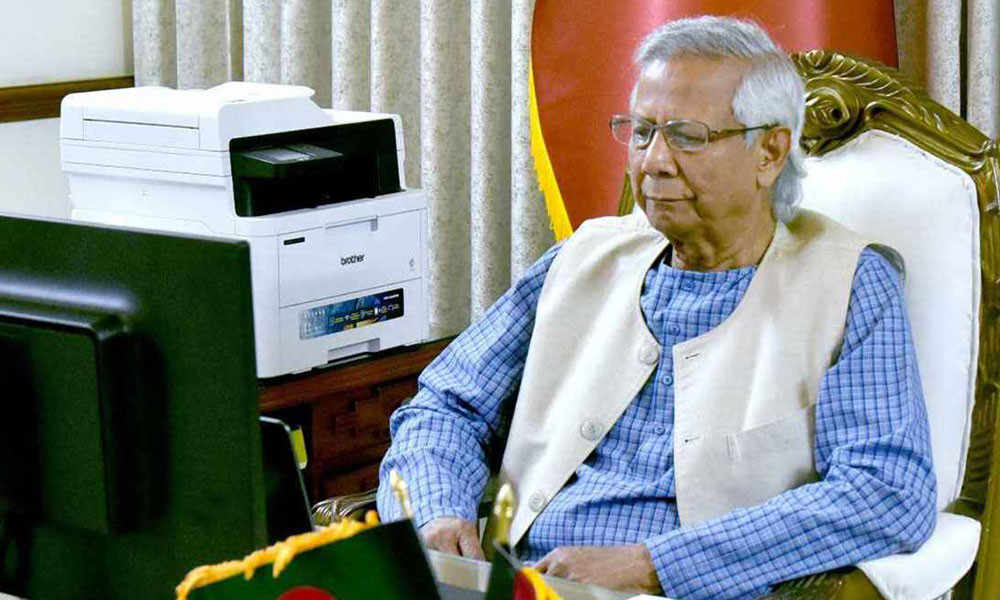 অন্তর্বর্তী সরকার সুষ্ঠু ও অবাধ নির্বাচন করতে প্রতিশ্রুতিবদ্ধ: ড. ইউনূস