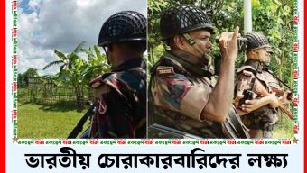 ভারতীয় চোরাকারবারিদের লক্ষ্য করে বিজিবির গুলি