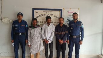 আখাউড়া থানা পুলিশের অভিযানে সাজাপ্রাপ্ত তিনজন আটক।