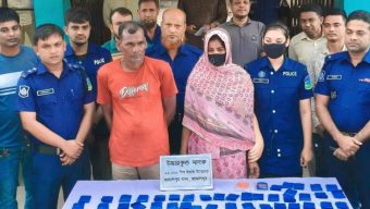 জামালপুরে ২২,০০০ পিস ইয়াবাসহ স্বামী-স্ত্রী গ্রেফতার জামালপুর সদর থানা পুলিশের সফল অভিযান-