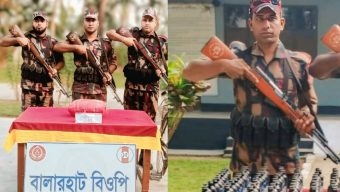 কুড়িগ্রাম সীমান্তে বিজিবি’র অভিযানে ভারতীয় ফেন্সিডিল ও গাঁজা জব্দ