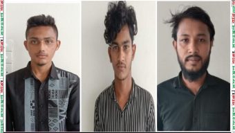 বরিশালে ডাকাতির প্রস্তুতিকালে দেশীয় অস্ত্রসহ গ্রেফতার ৩, পালিয়ে গেল ৪ ডাকাত