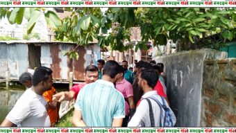 জমি দখলে বাধা দেয়ায় রাজাপুর থানার এসআই আলোচিত মহিউদ্দিন মাহির হুমকি