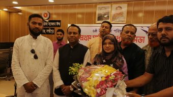 আজ লক্ষীপুর জেলার রামগঞ্জ উপজেলার নবনির্বাচিত চেয়ারম্যান দায়িত্ব গ্রহণ করেন