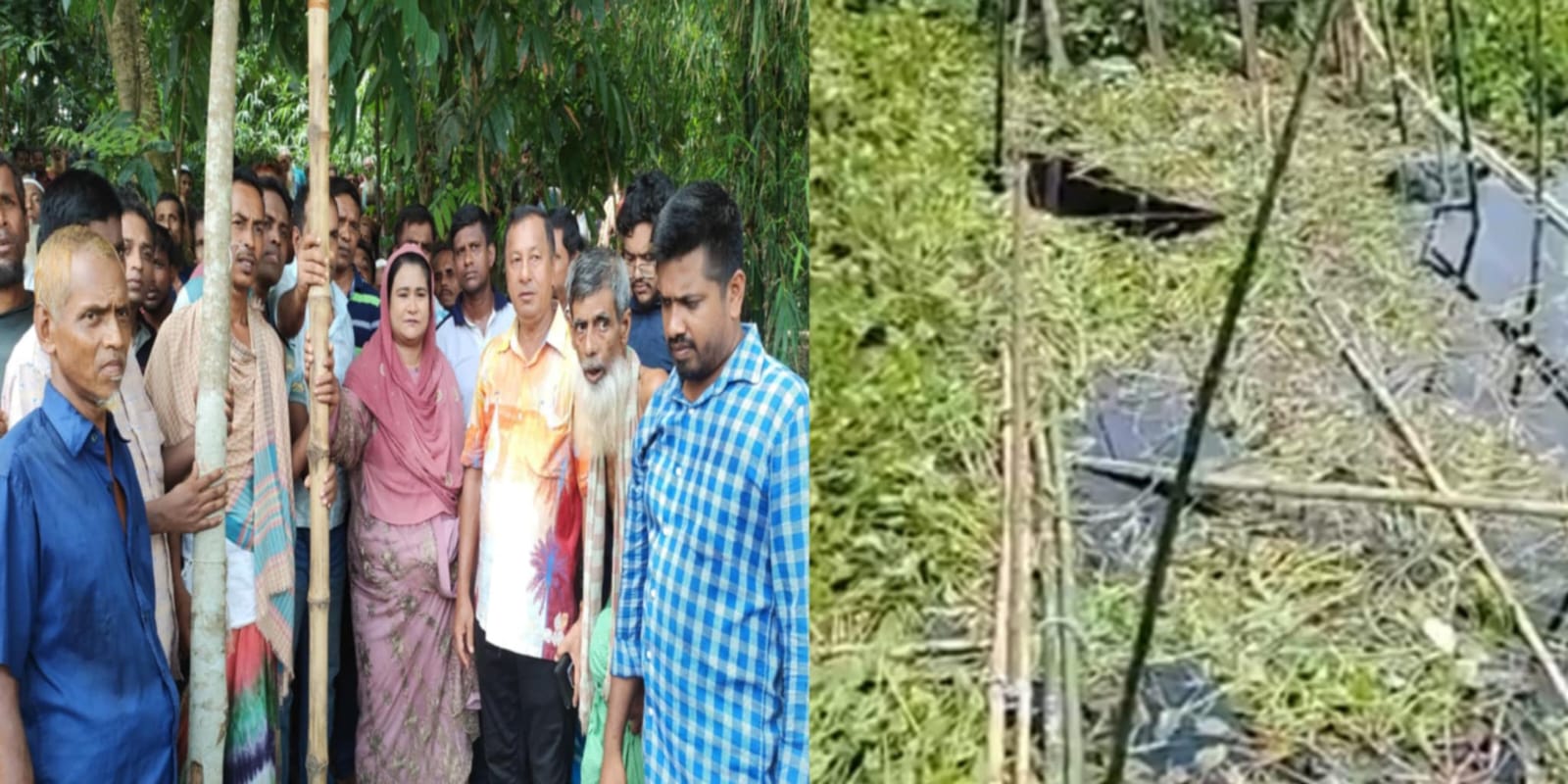 আমতলীতে ব্রিজ ট্রাজেডিঃদুই ইউনিয়নের ৫ গ্রামের অর্ধ লক্ষাধিক মানুষের যোগাযোগ বিচ্ছিন্ন