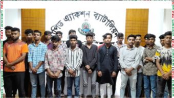 ঝালকাঠিতে পৃথক চার কিশোর গ্যাংয়ের ২০ সদস্য আটক