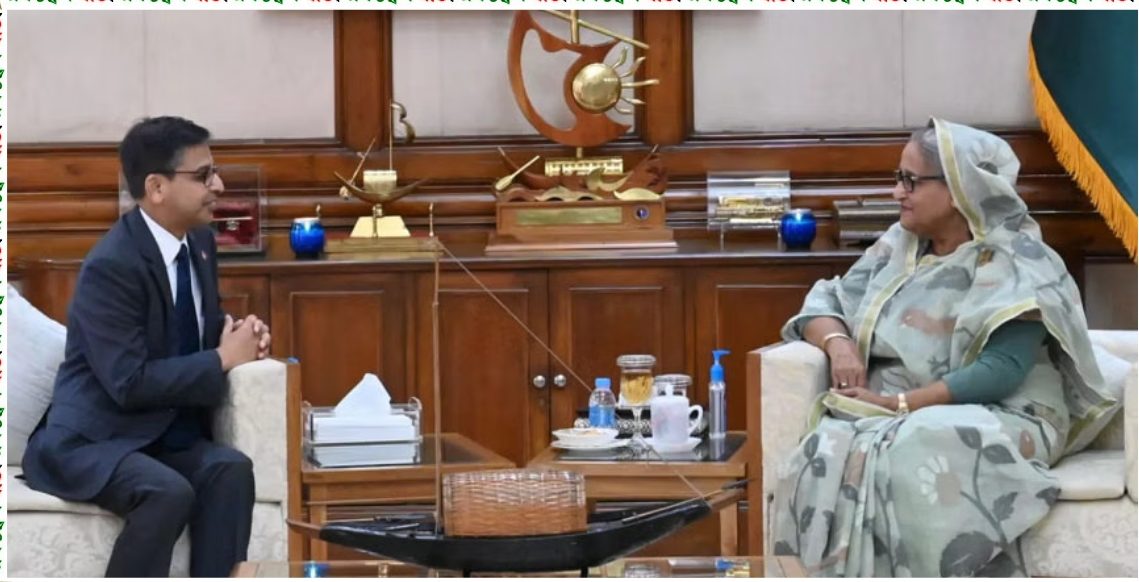 সরকার পতনের জন্য ‘সন্ত্রাসী হামলা’: ভারতীয় রাষ্ট্রদূতকে বলেছেন প্রধানমন্ত্রী