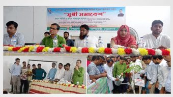 খালিয়াজুরীতে গাছের চারা বিতরণ ও মত বিনিময় সভা 