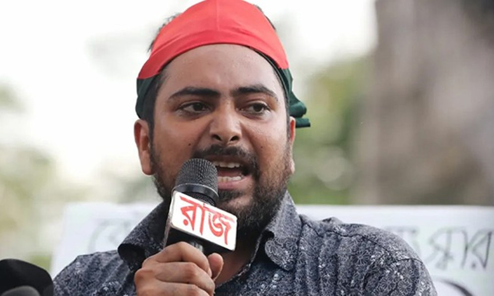 ২৪ ঘণ্টার মধ্যে অন্তর্বর্তীকালীন সরকারের রূপরেখা : সমন্বয়ক নাহিদ