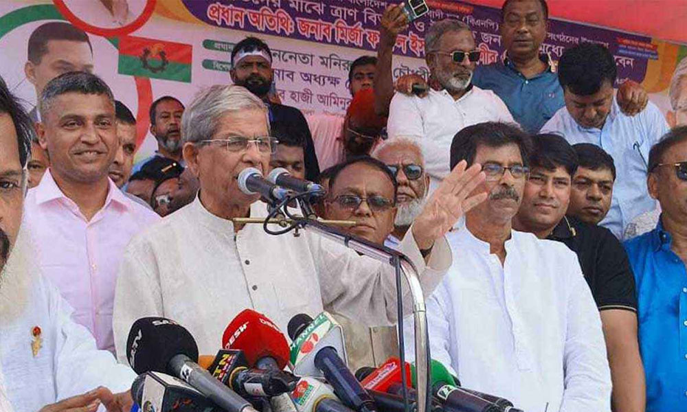 বিশৃঙ্খলাকারীদের দলে ঠাঁই নেই, হুশিয়ারী মির্জা ফখরুলের