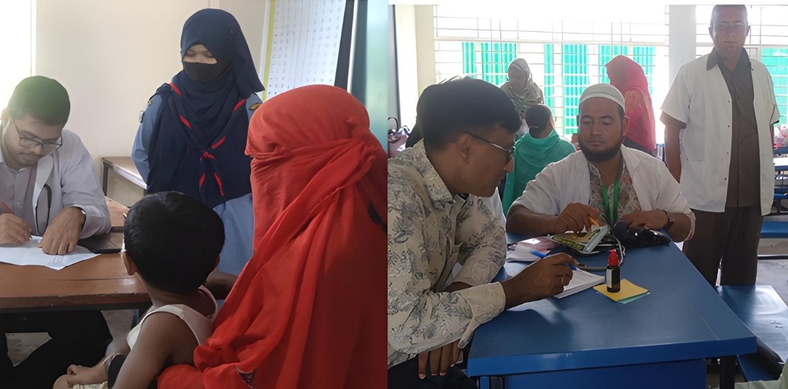 আখাউড়ায় বিনামূল্যে ঔষধ ও  চিকিৎসা সেবা প্রদান