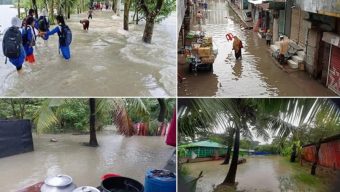 ফেনীর তিন উপজেলায় শতাধিক গ্রাম প্লাবিত, পানিবন্দি লক্ষাধিক মানুষ