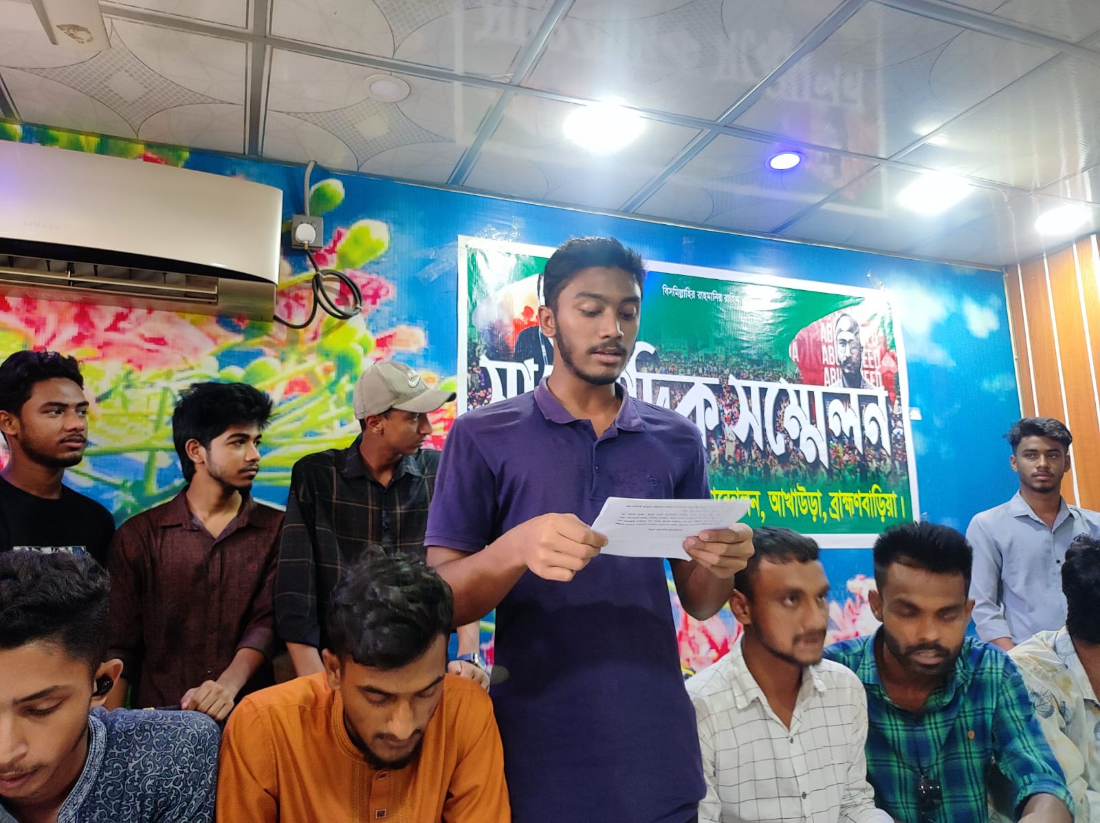 আখাউড়ায় বৈষম্য বিরোধী ছাত্রদের নামে প্রতারণা, সংবাদ সম্মেলনে বৈষম্য বিরোধী শিক্ষার্থীরা