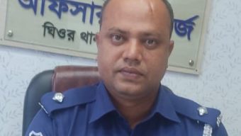 ঘিওর থানায় নতুন ওসি হিসেবে যোগদান করলেন আশীষ কুমার সান্যাল