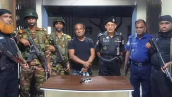 ব্রাহ্মণবাড়িয়ায় পিস্তল-কার্তুজসহ যুবলীগ নেতা গ্রেফতার