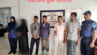 আখাউড়ায় আদালতের পরোয়ানাভূক্ত আসামীসহ আটক ৭