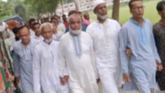 সন্ত্রাসী ছাত্রলীগকে নিষিদ্ধ ও রাষ্ট্রপতি চুপ্পুর পদত্যাগের দাবিতে ঘিওরের পয়লায় বিক্ষোভ মিছিল