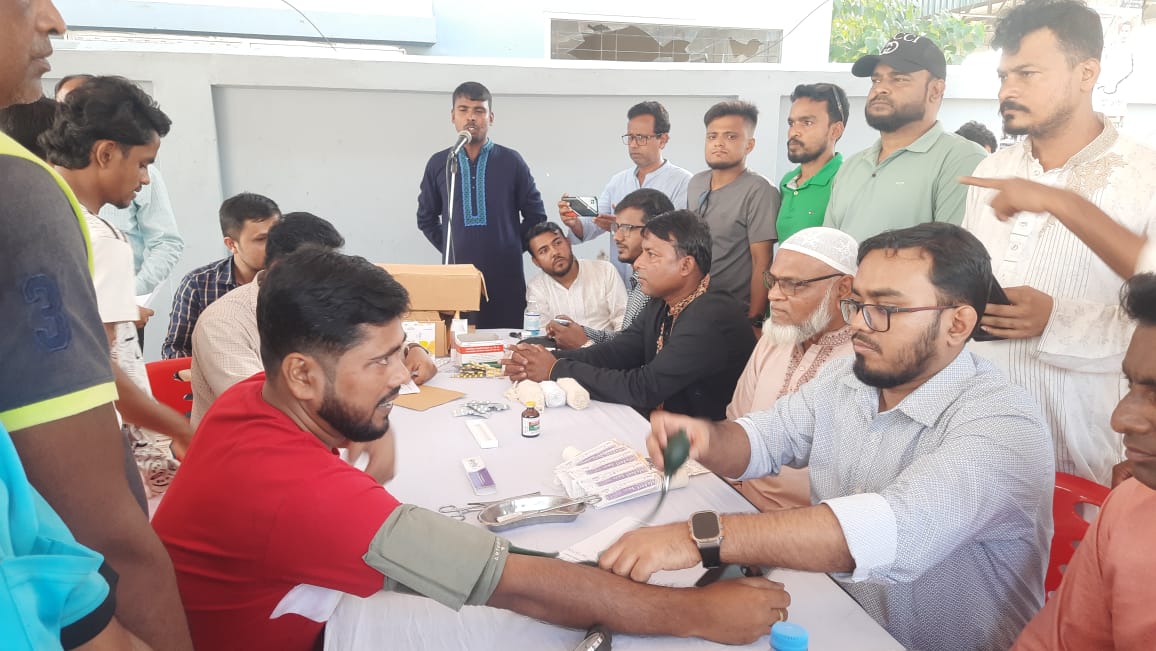 আখাউড়ায় যুবদলের প্রতিষ্ঠাবার্ষিকি উপলক্ষে মেডিকেল ক্যাম্প