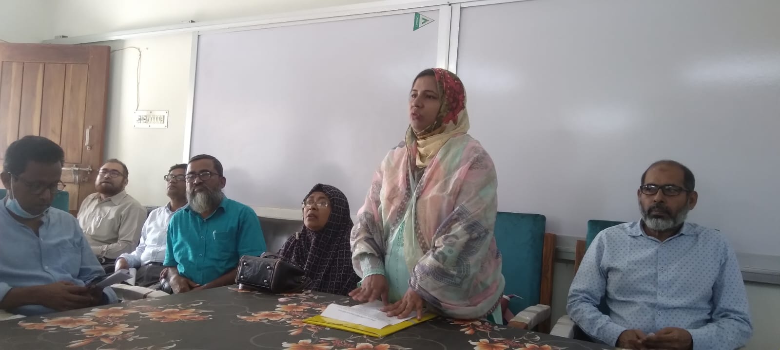 আখাউড়া শহীদ স্মৃতি সরকারি ডিগ্রী কলেজের  ভাবমুর্তি রক্ষার আহবান শিক্ষক-কর্মচারিদের