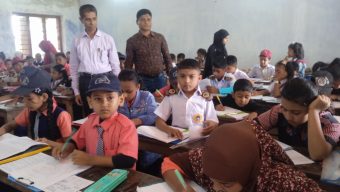 আখাউড়ায় কিন্ডারগার্টেন স্কুলের মেধা বৃত্তি পরীক্ষা শুরু