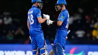 বাংলাদেশের বিপক্ষে ব্যাটিংয়ে আফগানিস্তান