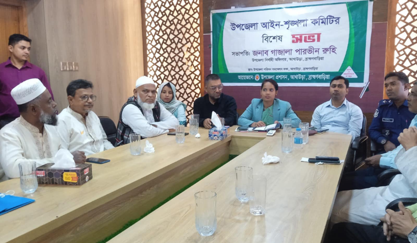 জুলাই আগস্ট গণঅভ্যুথানে আহত ও শহীদদের স্মরণে আখাউড়ায় স্মরণ সভা শহীদ জাবেরের নামে সড়কের নাম করণ করার দাবী