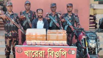 সুলতানপুর ৬০ বিজিবির হাতে দের কোটি টাকার মালামাল জব্দ।