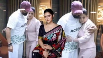 শাকিবকে জড়িয়ে ধরে ‘ইমোশনাল’ হলেন পরীমণি