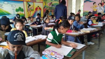 আখাউড়ায় ক্ষুদে শিক্ষার্থীদের মেধা বৃত্তি পরীক্ষা অনুষ্ঠিত