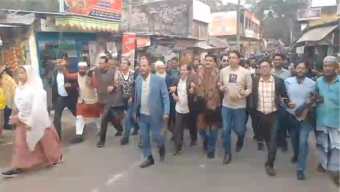 হিজলায় আনন্দ মিছিল ও আলোচনা সভা, হয় ২১ আগস্ট গ্রেনেড হামলায় মিথ্যা মামলায় তারেক রহমান খালাস পাওয়া 