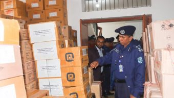 কুড়িগ্রাম জেলা পুলিশের রিজার্ভ অফিস বার্ষিক পরিদর্শনে রংপুর রেঞ্জ ডিআইজি