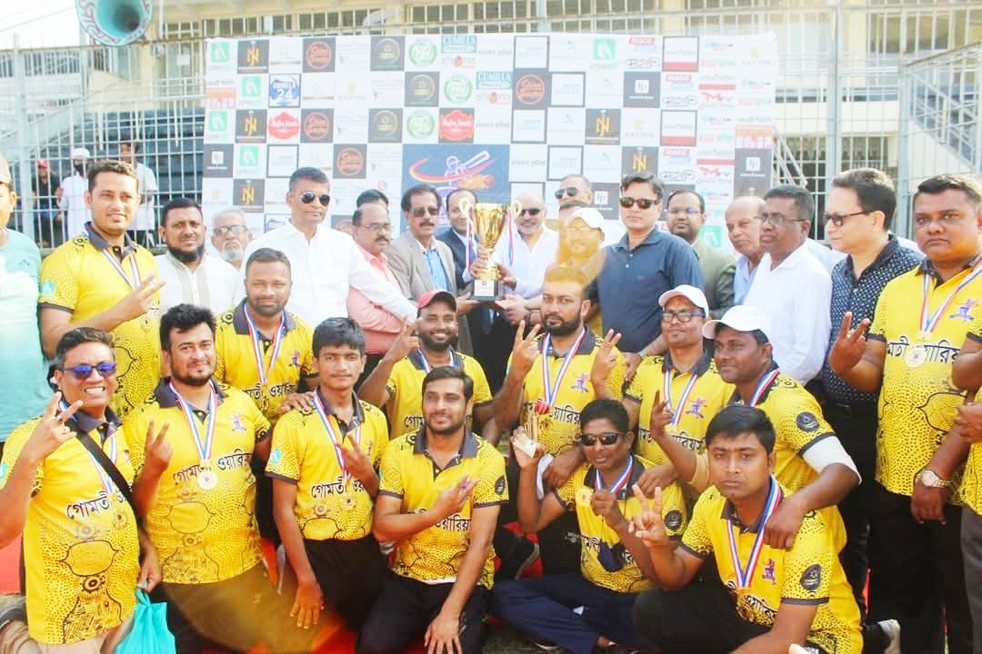 কুমিল্লা মিডিয়া ক্রিকেট টুর্নামেন্টের ১৬-তম আসরে চ্যাম্পিয়ন গোমতী ওয়ারিয়র্স