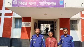 ঘিওরে গাঁজাসহ এক মাদক কারবারি গ্রেফতার