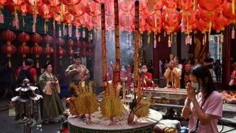 চীনের বেইজিংয়ে চন্দ্র নববর্ষকে স্বাগত জানানো”
