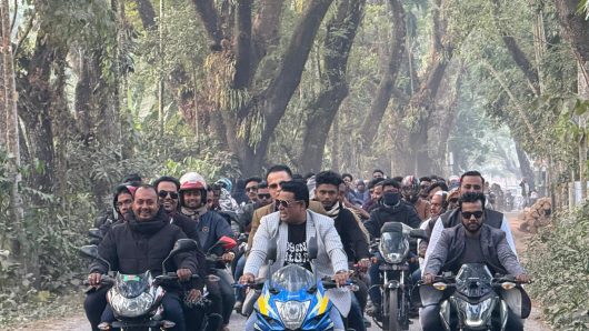 কাজিরহাট থানায় সোডাউন ও পথ সভা  করলেন  বিএনপির নেতা 