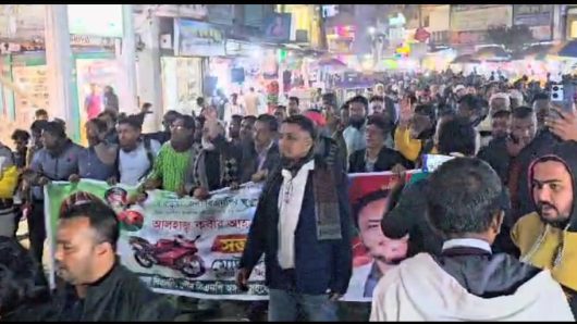 জেলা বিএনপির সমেলনের সমর্থনে আখাউড়ায় বিএনপির শোডাউন