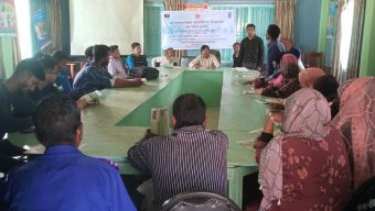 হরিরামপুর উপজেলার ০৫ নং হারুকান্দি ইউনিয়ন পরিষদে গ্রাম আদালত বিষয়ক কমিউনিটি মত বিনিময় সভা”