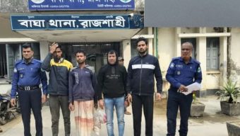 বাঘায় সাবেক পৌর মেয়র মুক্তার ও পৌর আ’লীগের সম্পাদক বাপ্পিকে কোটে প্রেরণ”