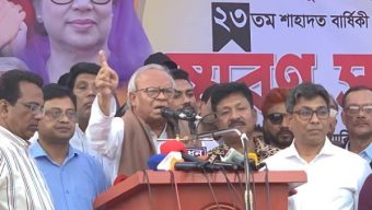 হাসিনা বাংলাদেশের স্বাধীনতা বিক্রি করেছেন: রিজভী