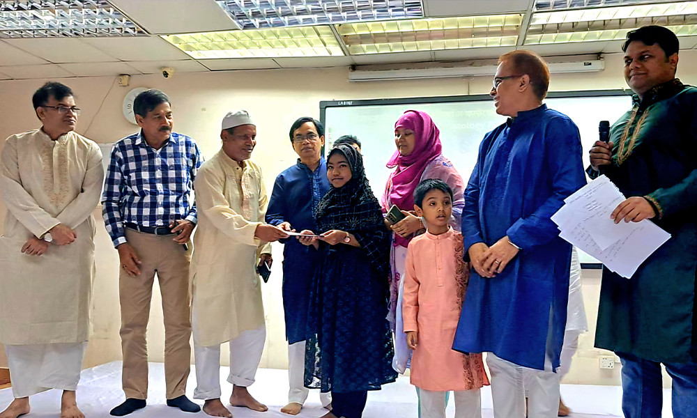 মেধাবী শিক্ষার্থীদের বৃত্তি ও দুরারোগ্য রোগীদের আর্থিক সহায়তা দিল পিএনআরএফআর