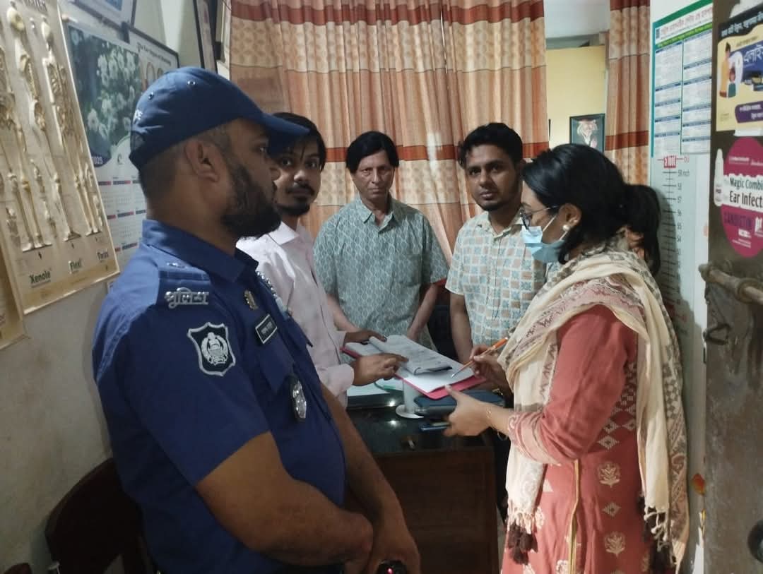 সরাইলে ব্যবস্থাপত্রে ডাক্তার লেখায় জরিমানা”
