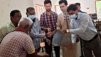 ঘিওরে ১২ শত ১০ জন সুবিধাভোগীর মাঝে ভিজিএফের চাউল বিতরণ