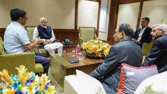 সৌদি থেকে ফিরে বিমানবন্দরেই জরুরি বৈঠক মোদির