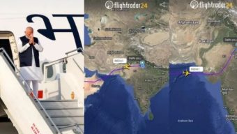 ফেরার পথে পাকিস্তানের আকাশপথ এড়িয়ে গেলেন মোদি