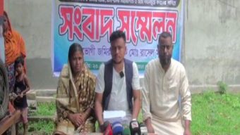 গাজীপুরের কালীগঞ্জে সংবাদ সম্মেলন”