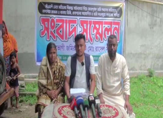 গাজীপুরের কালীগঞ্জে সংবাদ সম্মেলন”