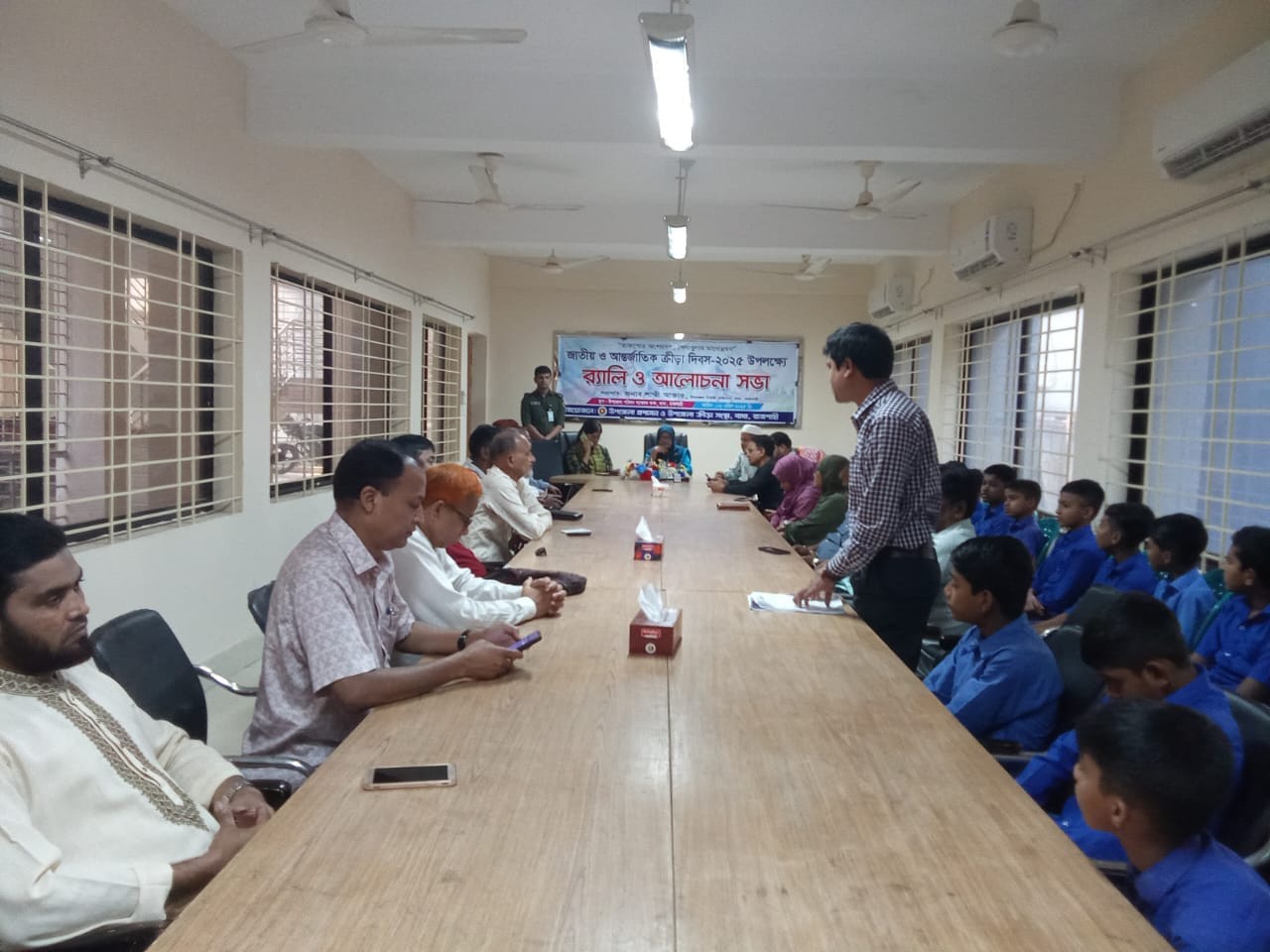 বাঘায় জাতীয় ও আর্ন্তজাতিক ক্রীড়া দিবস উপলক্ষে র‌্যালি-আলোচনা সভা”