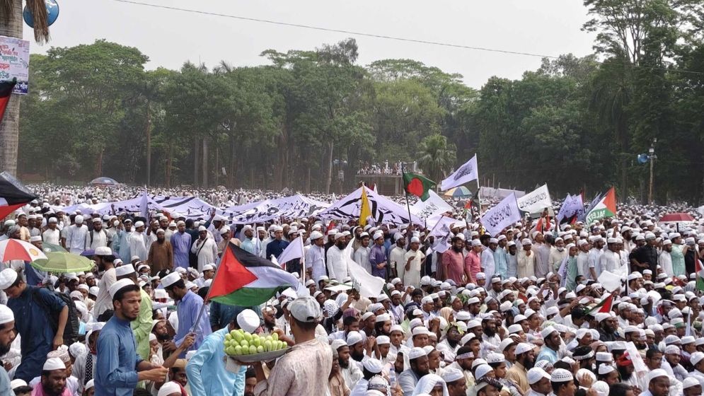 ‘মানবিক করিডর’ ঠেকাতে ঐক্যের ডাক হেফাজতের