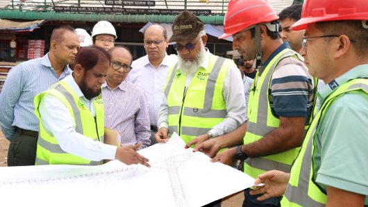 ঢাকা-আশুলিয়া এলিভেটেড এক্সপ্রেসওয়ে প্রকল্প পরিদর্শন করলেন সচিব”
