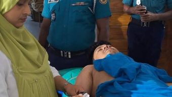 বরিশালের পুলিশের হাত থেকে পালিয়ে রক্ষা হলো না ছাত্রলীগ নেতা রবিনের”